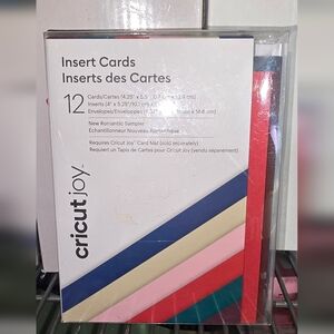 Cricut Joy Insert Cards - Red, Blue, Pink, Green